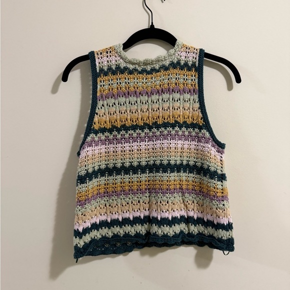 Universal Thread Multicolor Knit Top Y2K - Picture 2 of 3